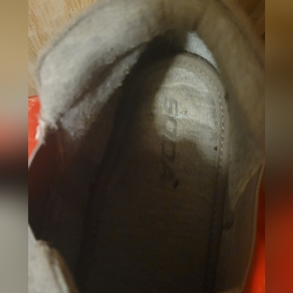 EUC Soda Grey suede wedge, sz 10 - Picture 4 of 4